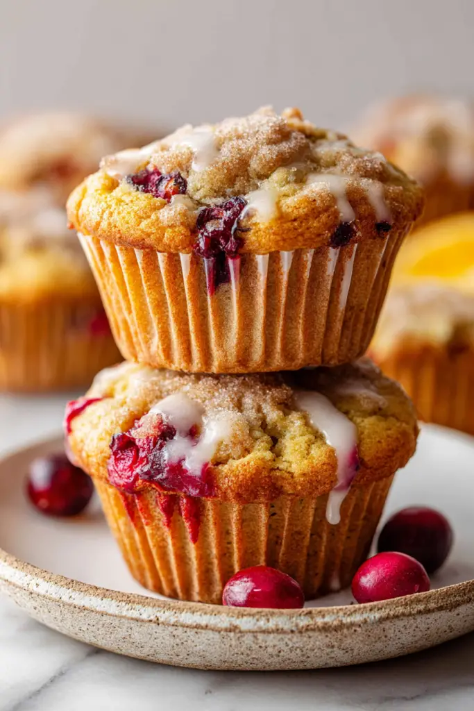 Delish Cranberry Orange Muffins