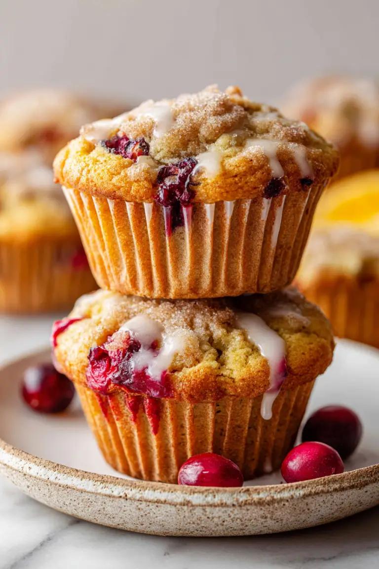 Delish Cranberry Orange Muffins