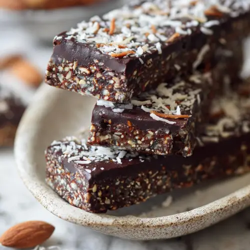 Delish Dark Chocolate Coconut Protein Bars