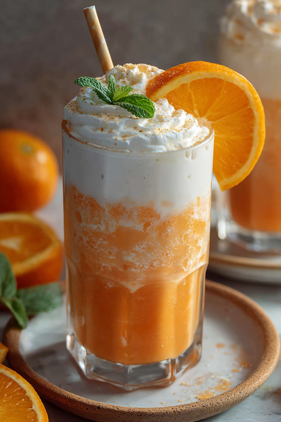 Delish Dirty Creamsicle Float
