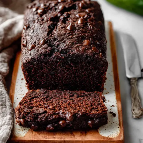 Delish Double Chocolate Zucchini Bread