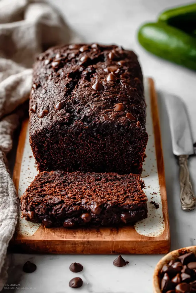 Delish Double Chocolate Zucchini Bread