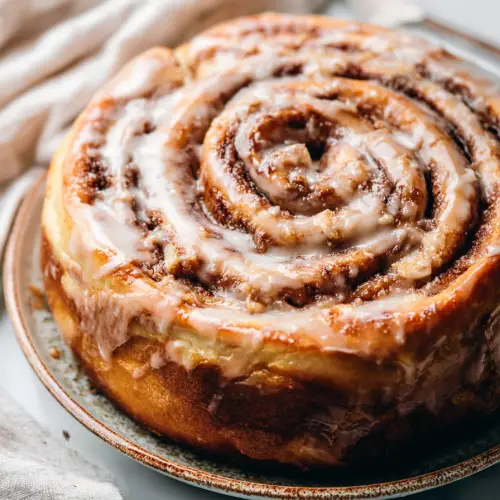 Delish Giant Cinnamon Roll Cake