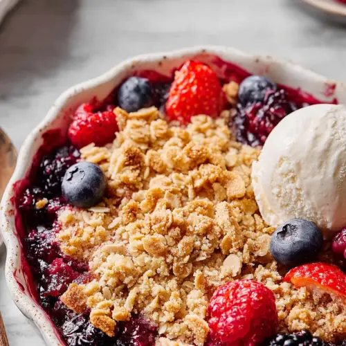 Delish Gluten-Free Berry Crisp Recipe