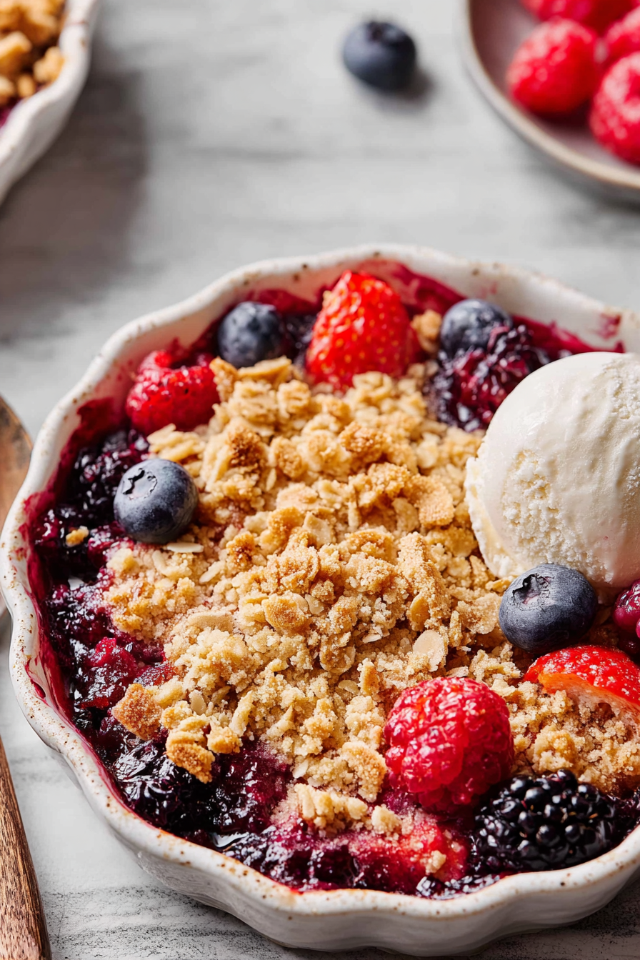 Delish Gluten-Free Berry Crisp Recipe