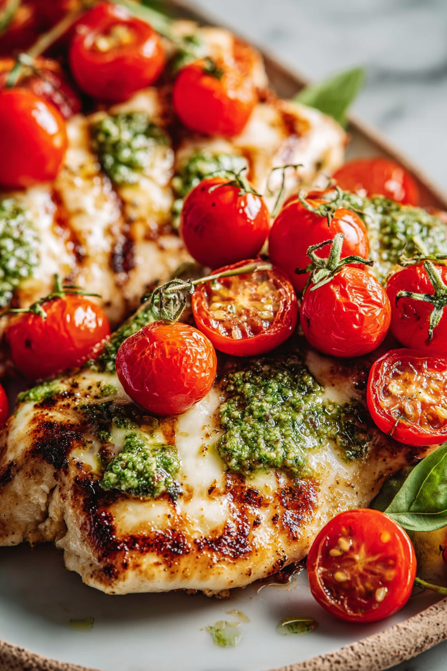 Delish Grilled Chicken Margherita