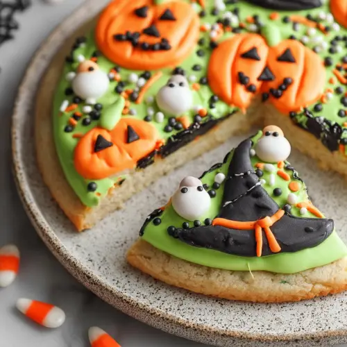 Delish Halloween Sugar Cookie Cake