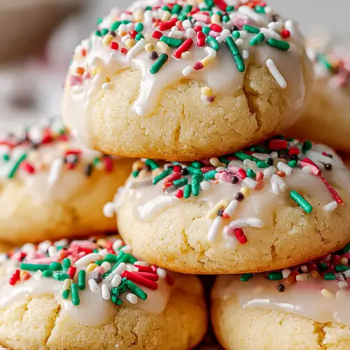 Delish Italian Sprinkle Cookies