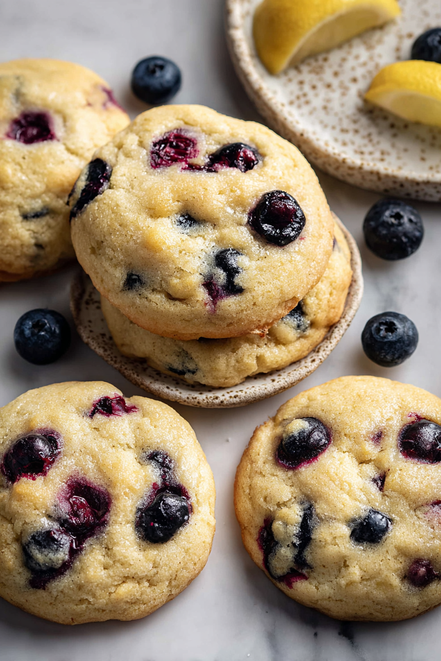 Delish Lemon Blueberry Cookies