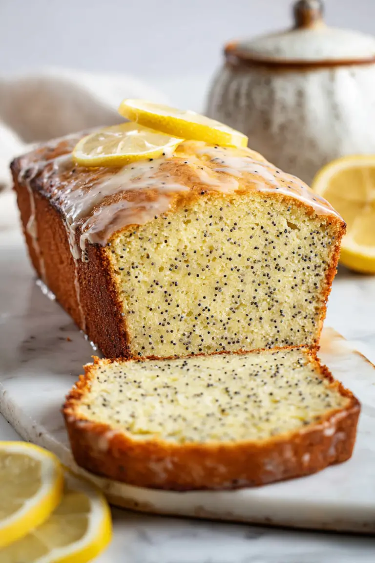 Delish Lemon Poppy Seed Bread