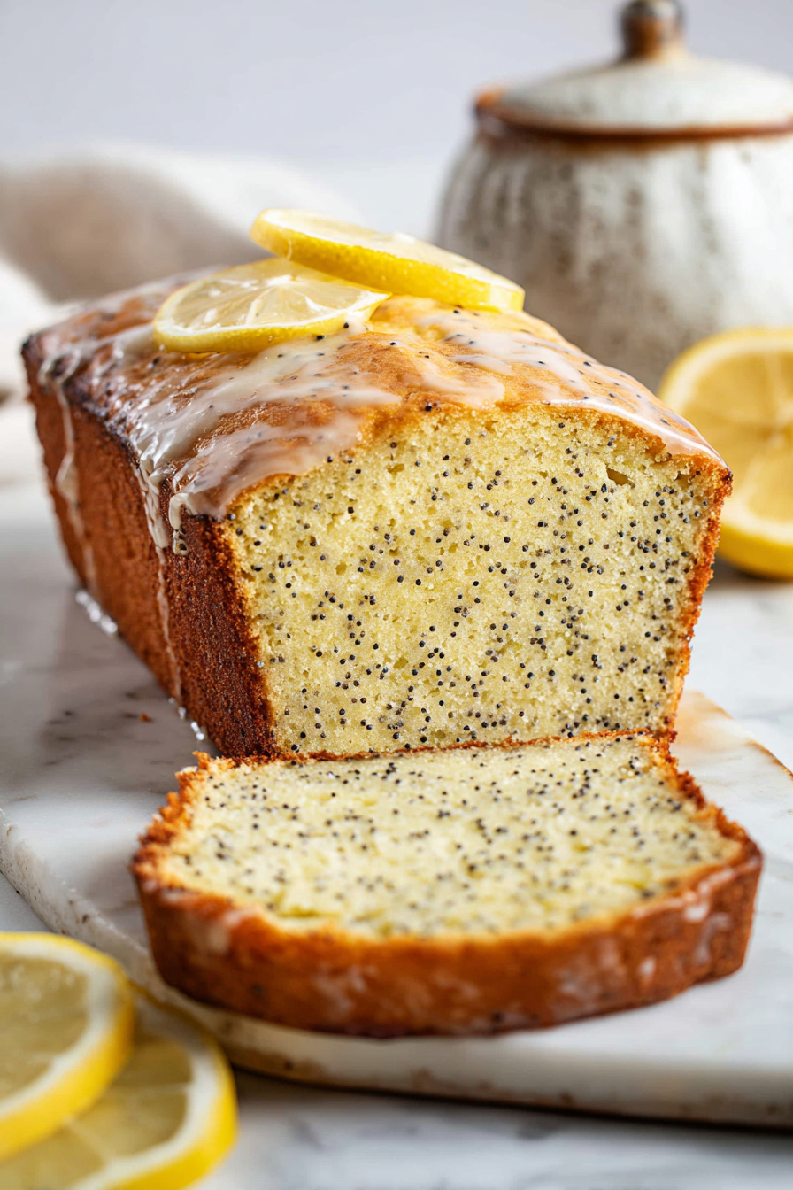 Delish Lemon Poppy Seed Bread