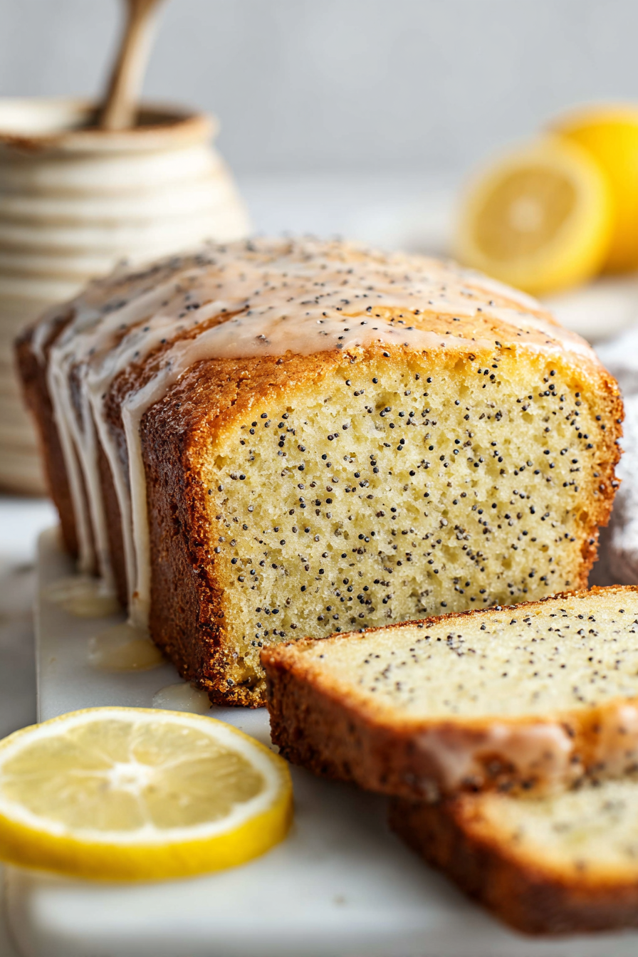 Delish Lemon Poppy Seed Bread