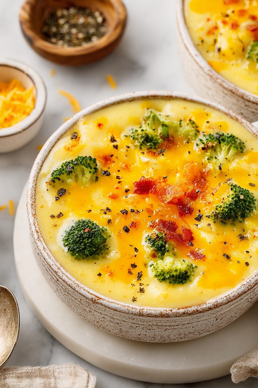 Delish Loaded Broccoli Cheese Potato Soup