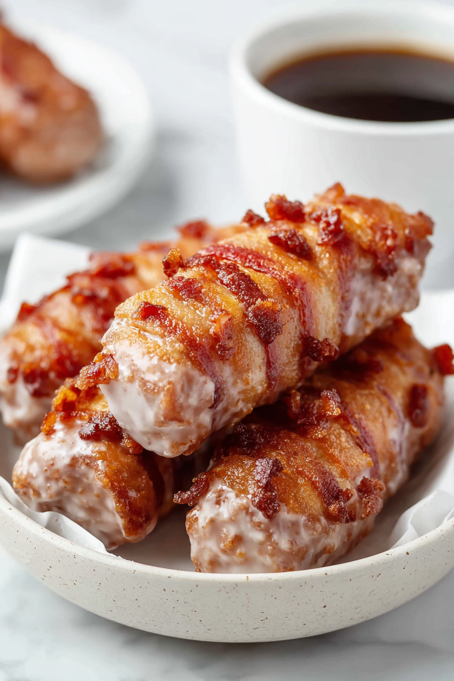 Delish Maple Bacon Donut Sticks