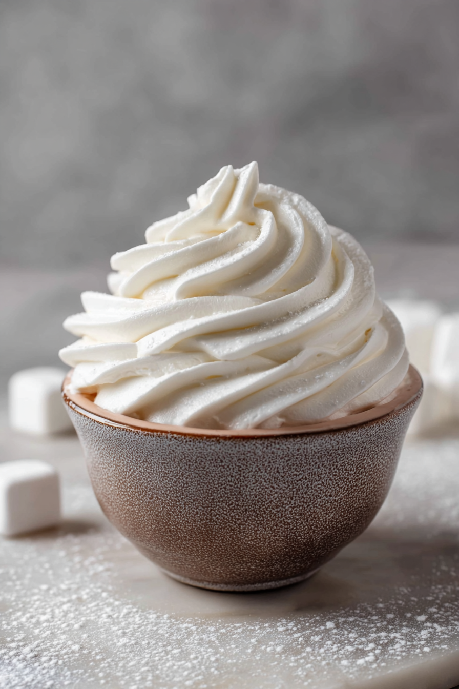 Delish Marshmallow Whipped Cream Recipe