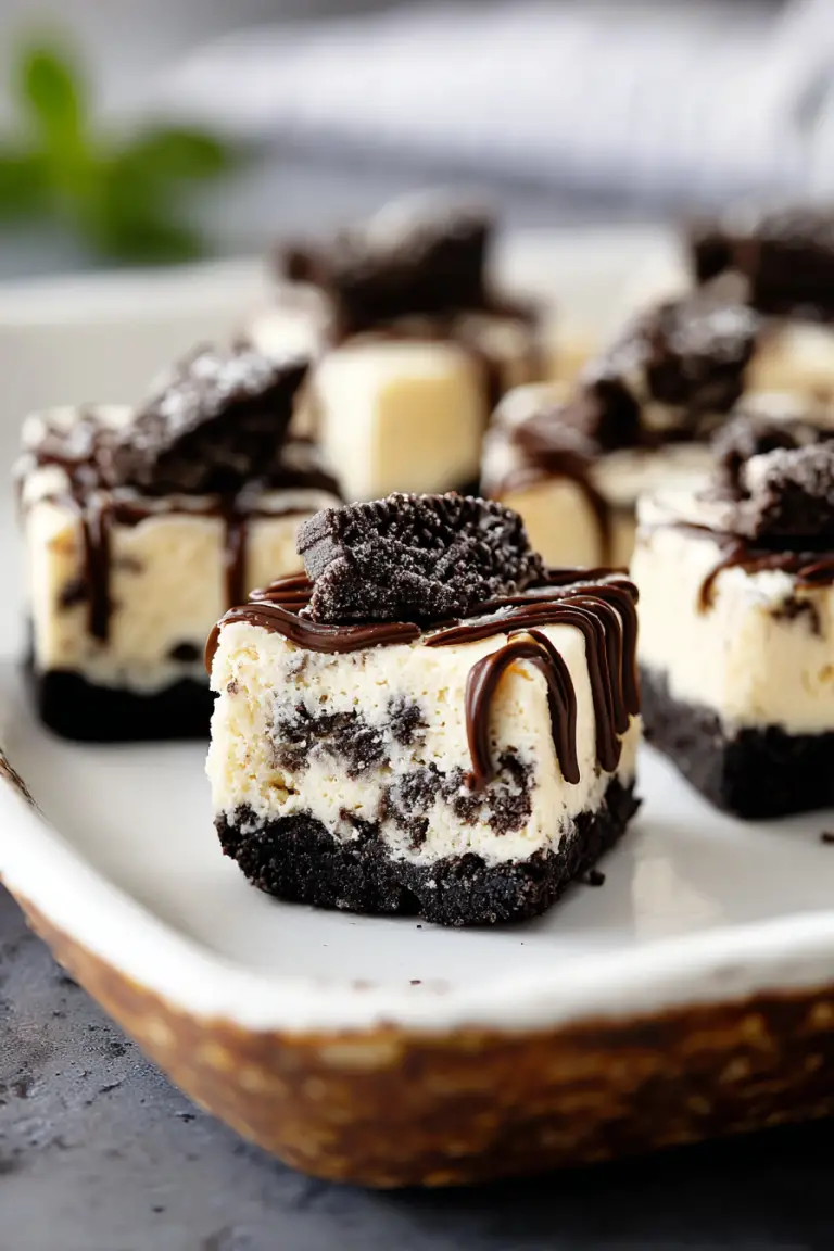 Delish Oreo Cheesecake Bites