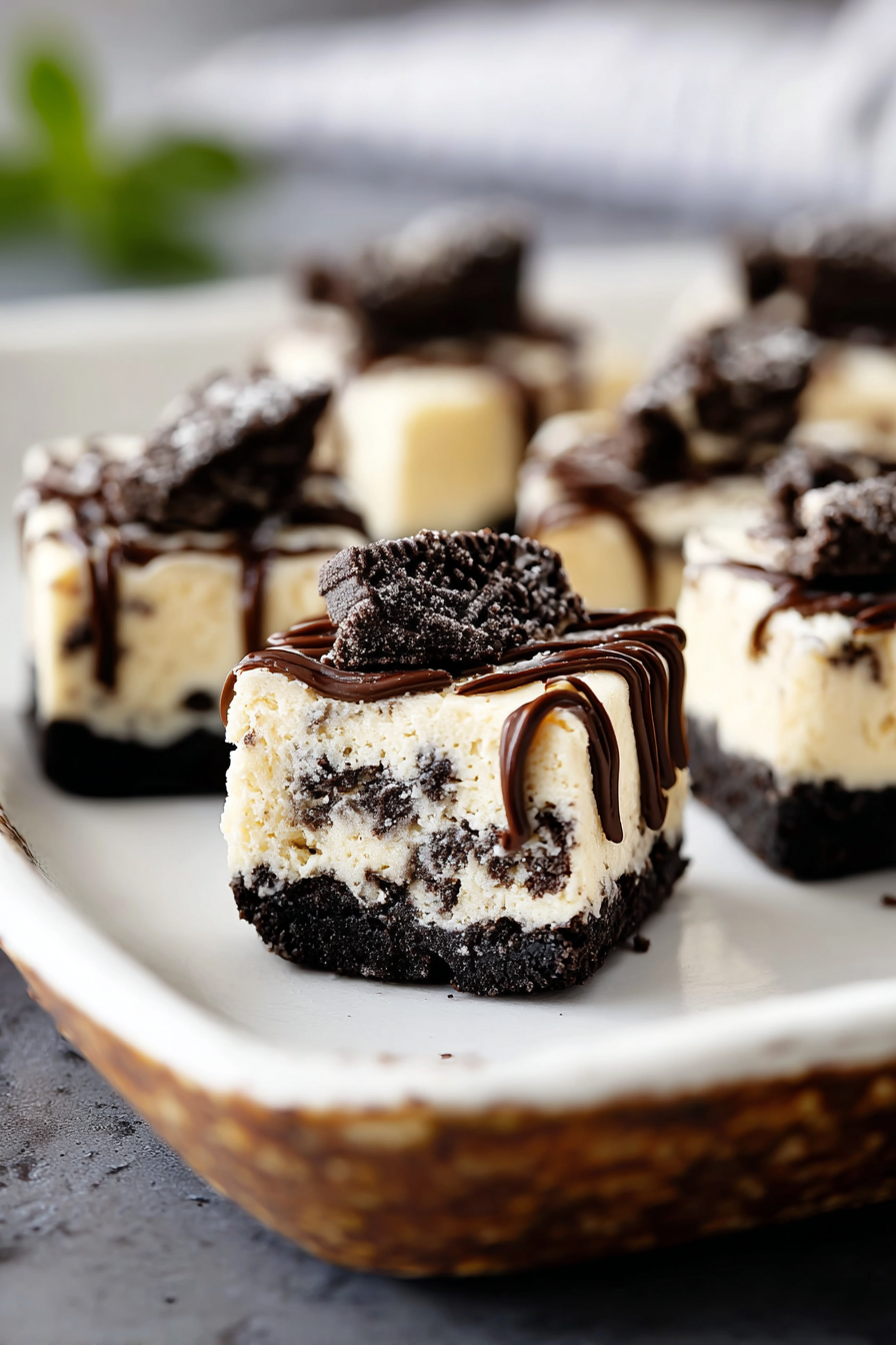 Delish Oreo Cheesecake Bites