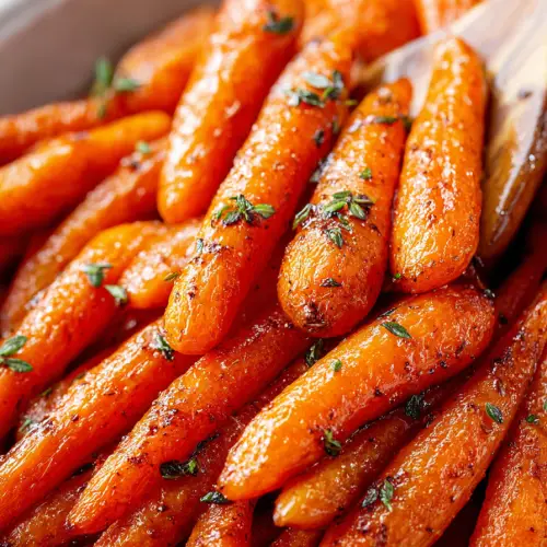 Delish Oven Roasted Maple Glazed Carrots
