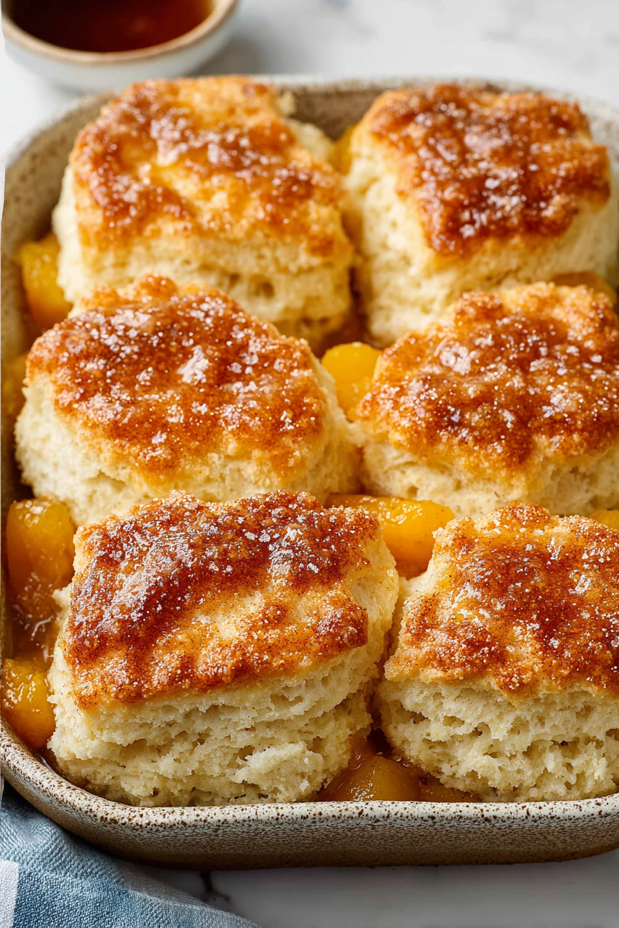 Delish Peach Butter Swim Biscuits