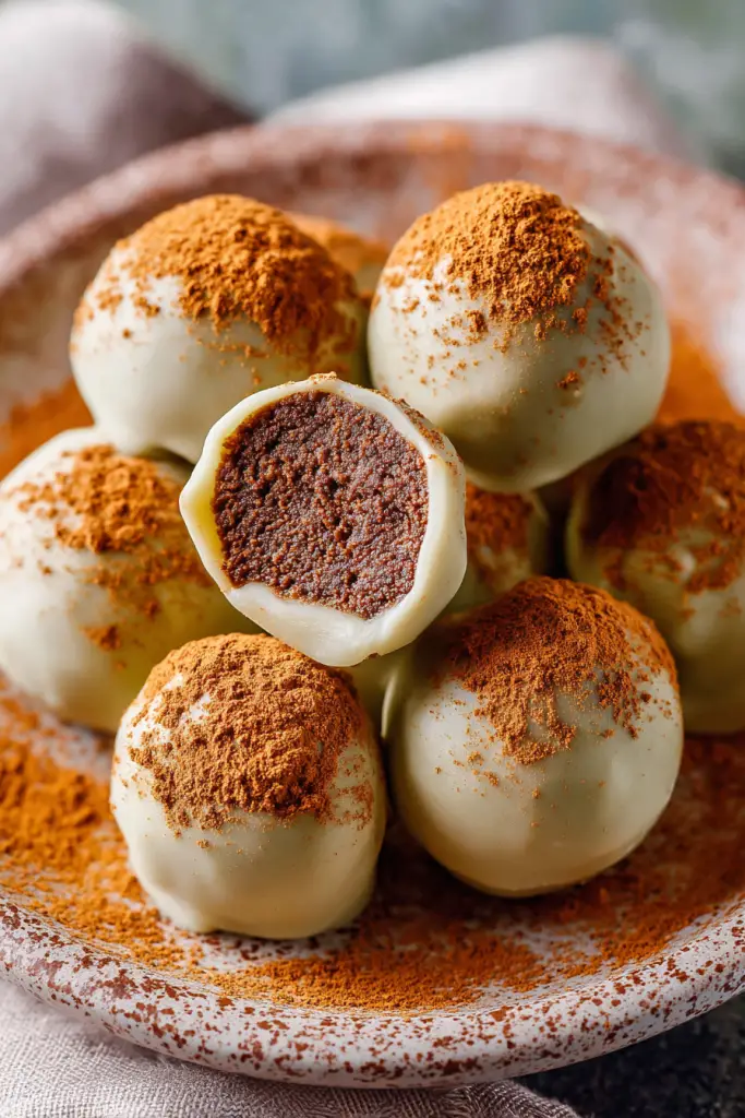 Delish Pumpkin Spice Truffles