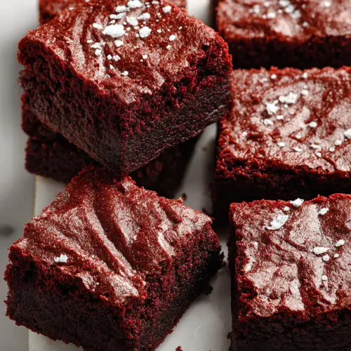 Delish Red Velvet Brownies