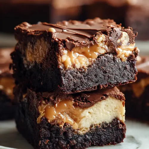 Delish Snickers Brownies Recipe