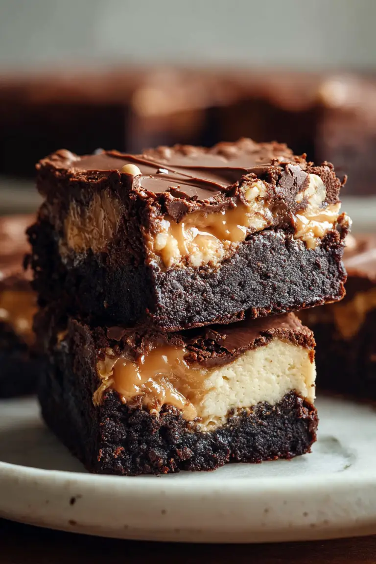 Delish Snickers Brownies Recipe