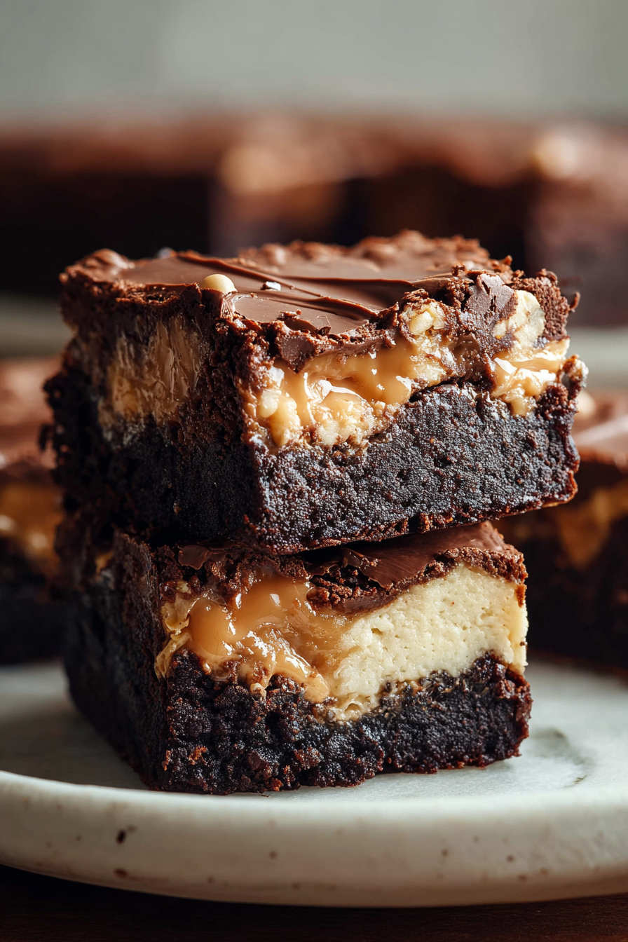 Delish Snickers Brownies Recipe