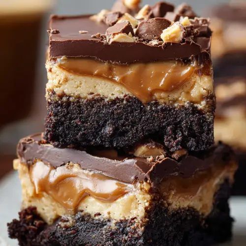 Delish Snickers Brownies Recipe