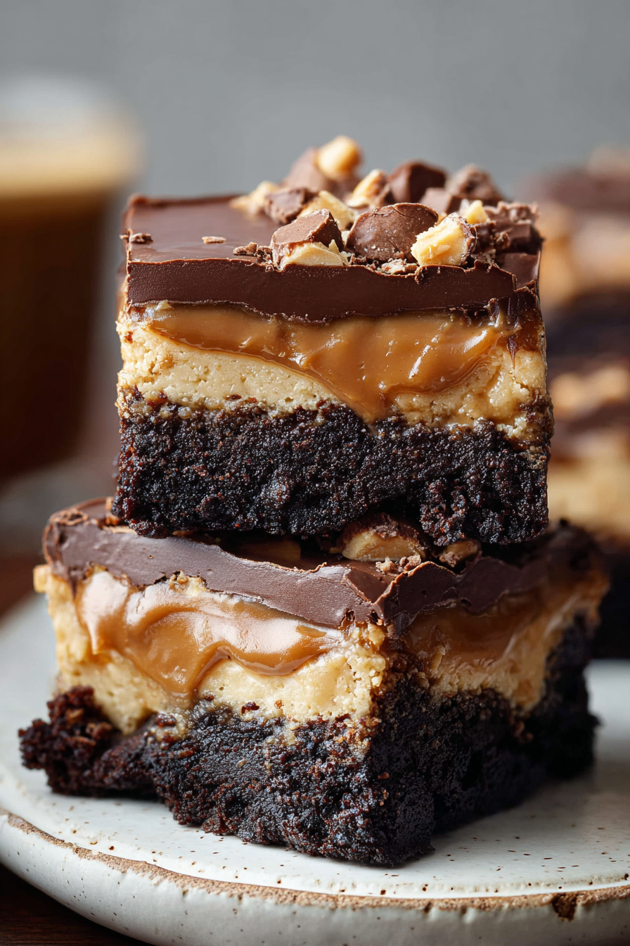 Delish Snickers Brownies Recipe
