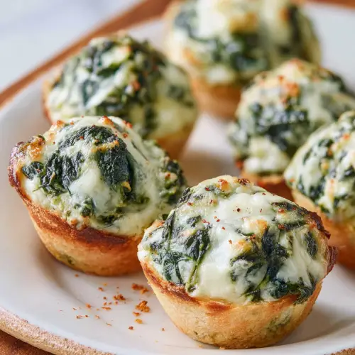 Delish Spinach Dip Bites Recipe