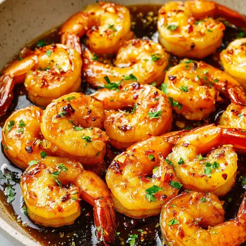 Delish Sticky Honey Garlic Butter Shrimp