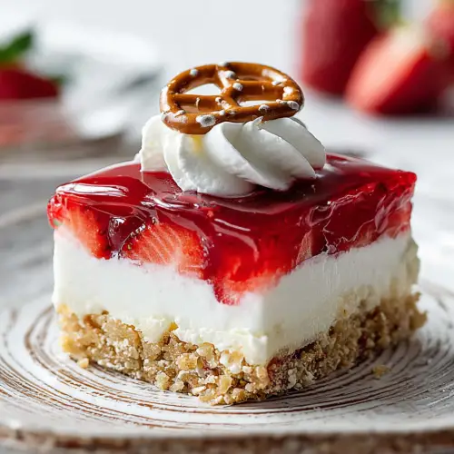 Delish Strawberry Pretzel Salad Recipes