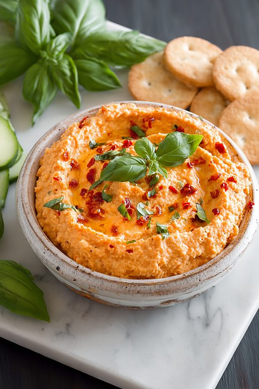 Delish Sun Dried Tomato Basil Hummus