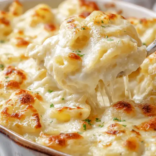 Delish Three Cheese Pasta Bake
