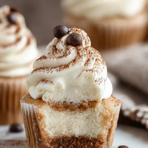 Delish Tiramisu Cupcakes