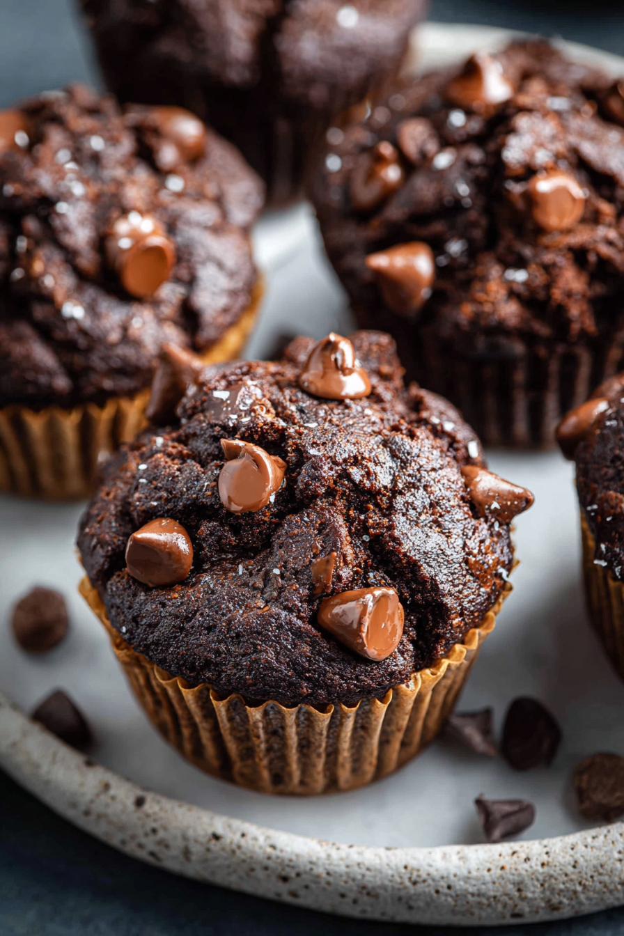Delish Triple Chocolate Muffins