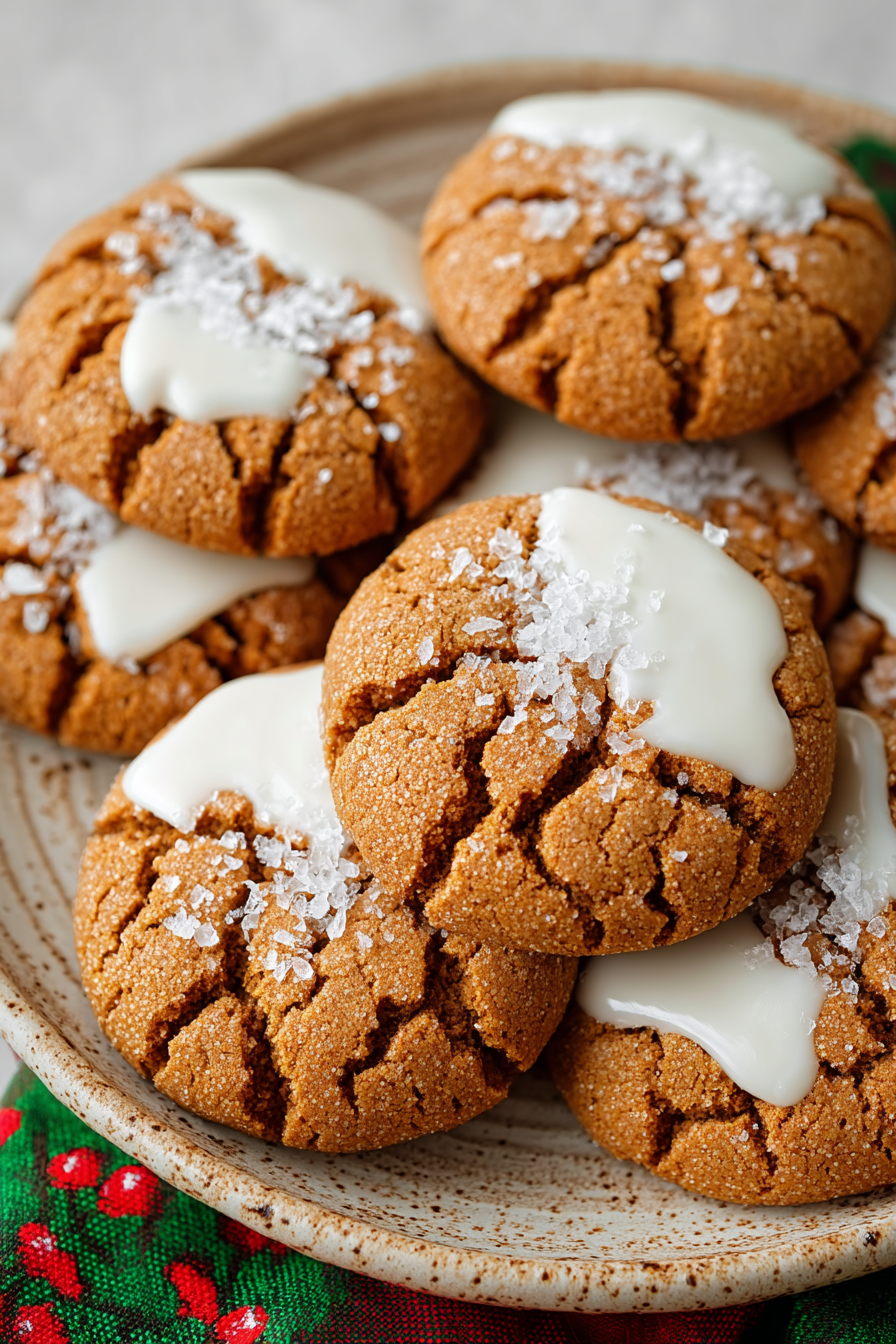 Delish White Chocolate Ginger Cookies