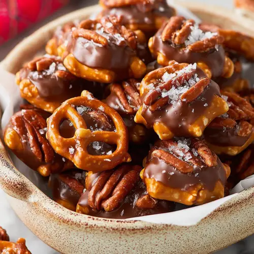 Easy 3-Ingredient Pretzel Turtles