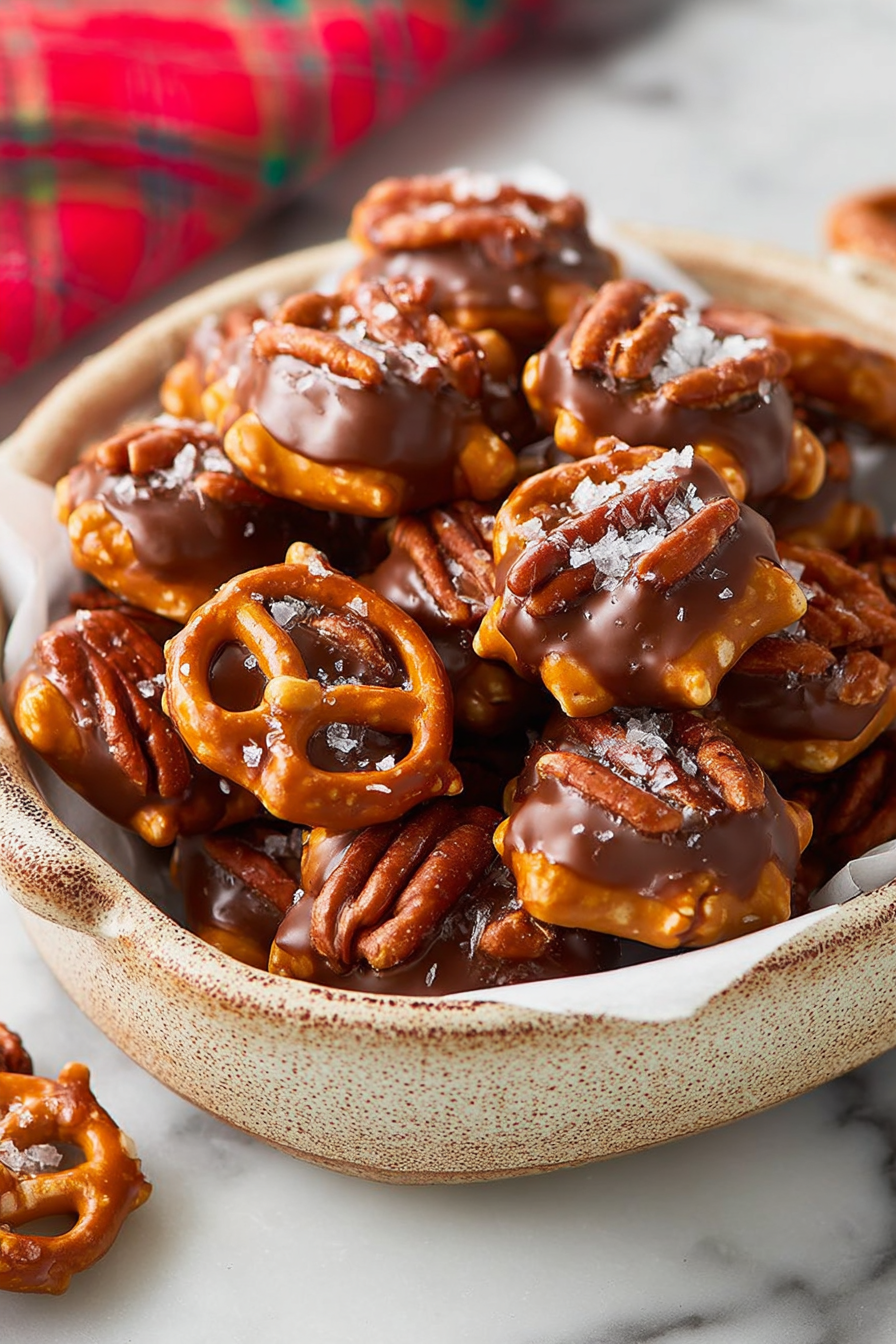 Easy 3-Ingredient Pretzel Turtles