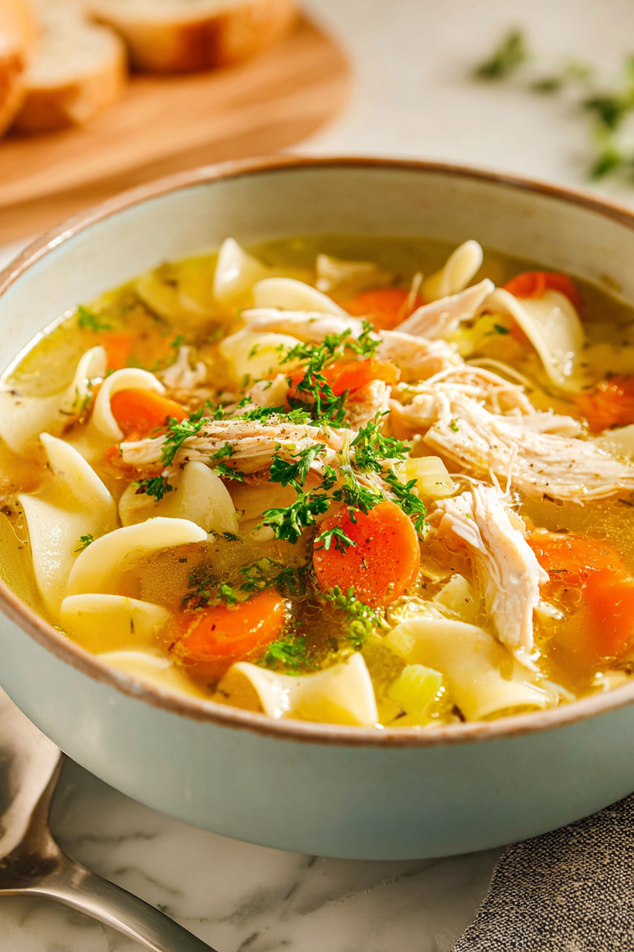 Easy 30-Minute Homemade Chicken Noodle Soup