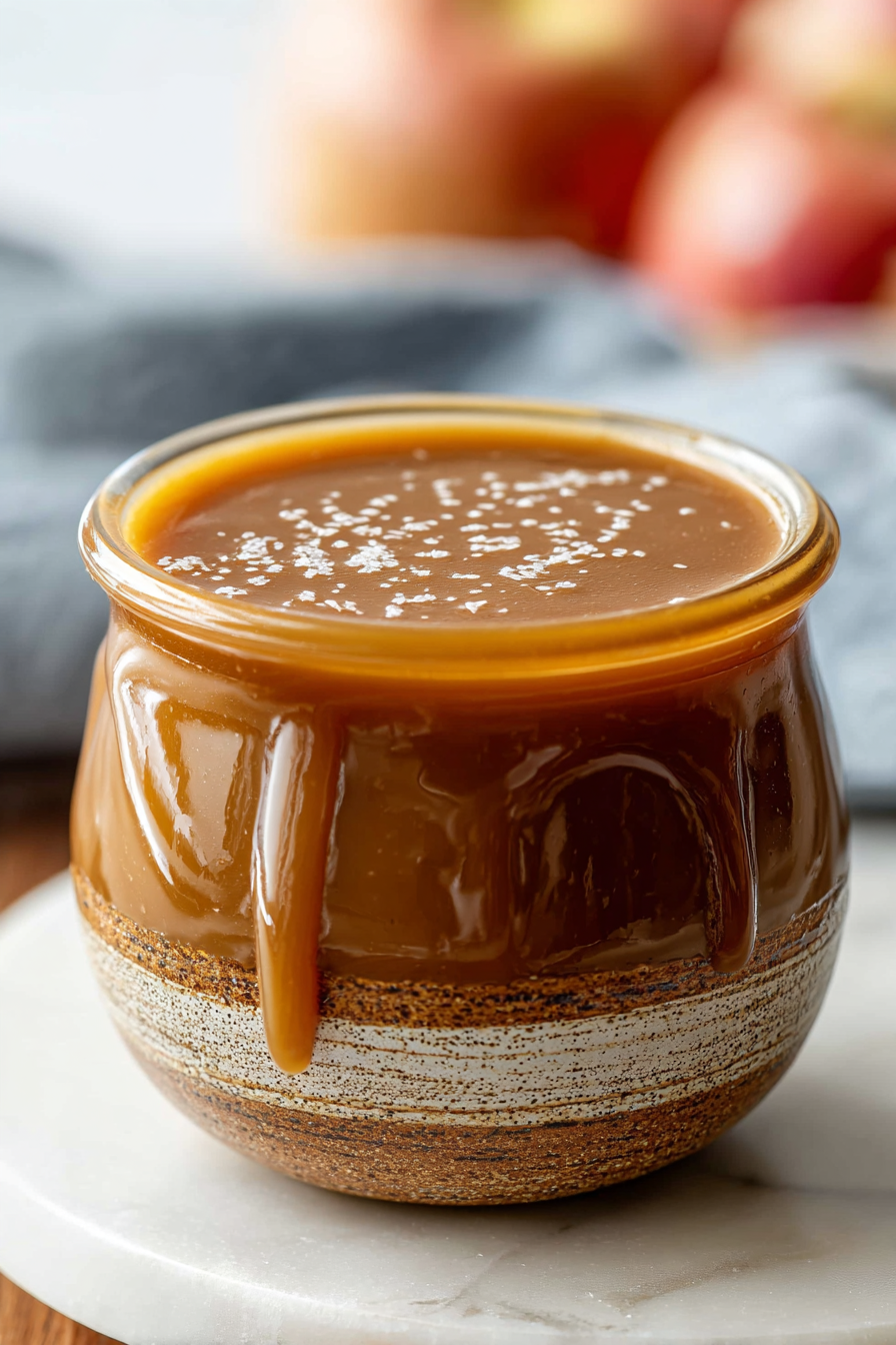 Easy Apple Cider Caramel Sauce