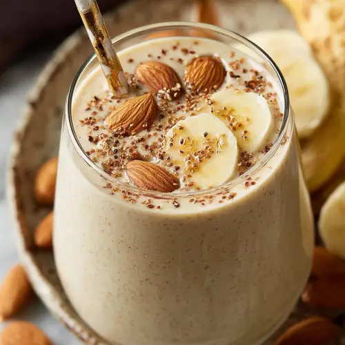 Easy Banana Almond Flax Smoothie Recipes