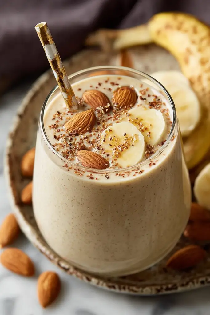 Easy Banana Almond Flax Smoothie Recipes