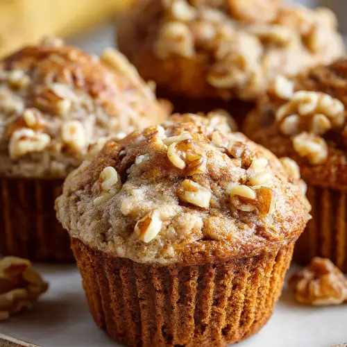 Easy Banana Nut Muffins