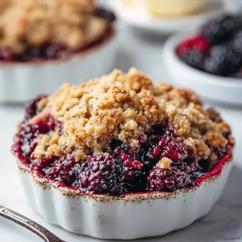 Easy Blackberry Crisp Recipe