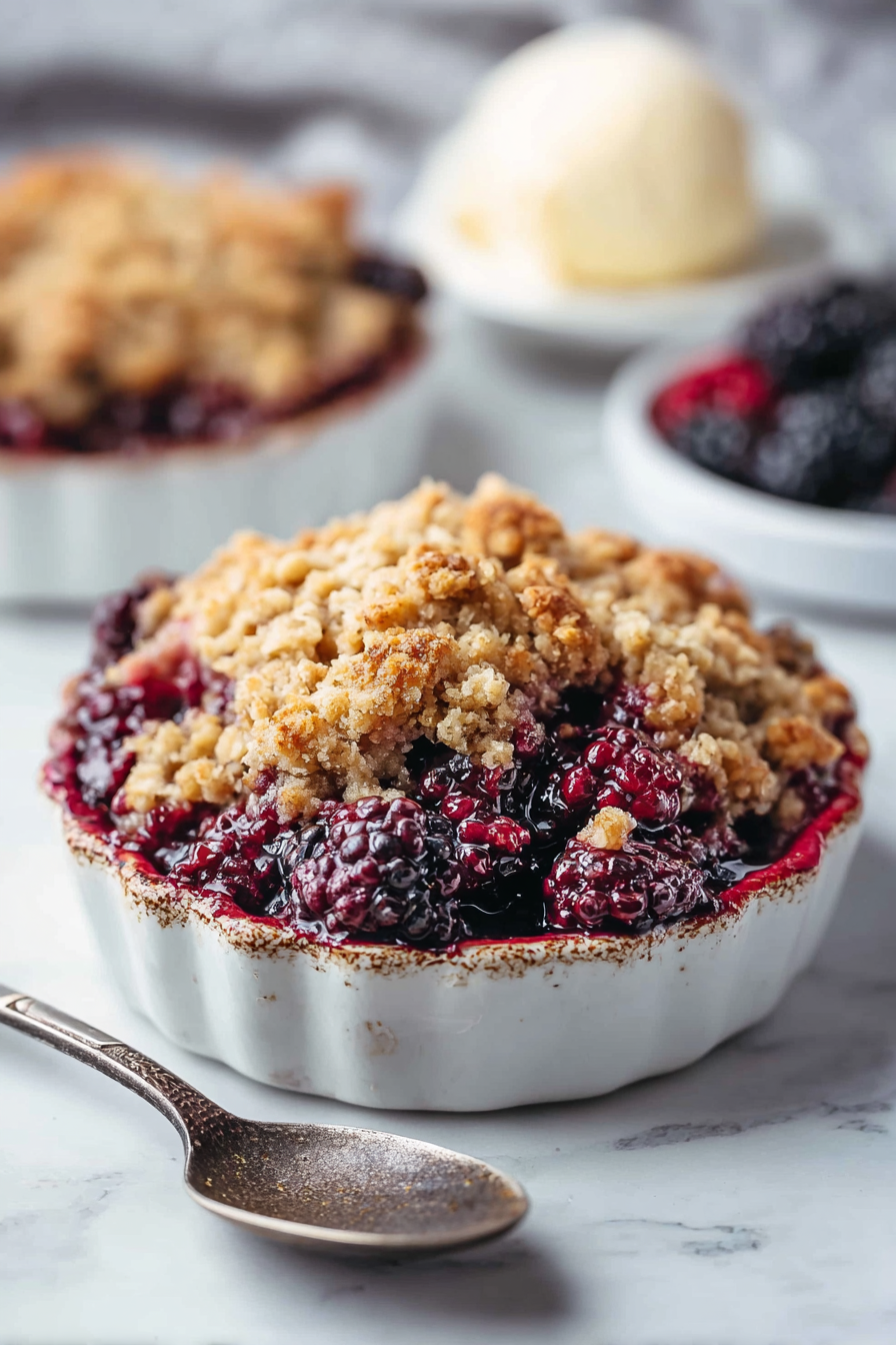 Easy Blackberry Crisp Recipe