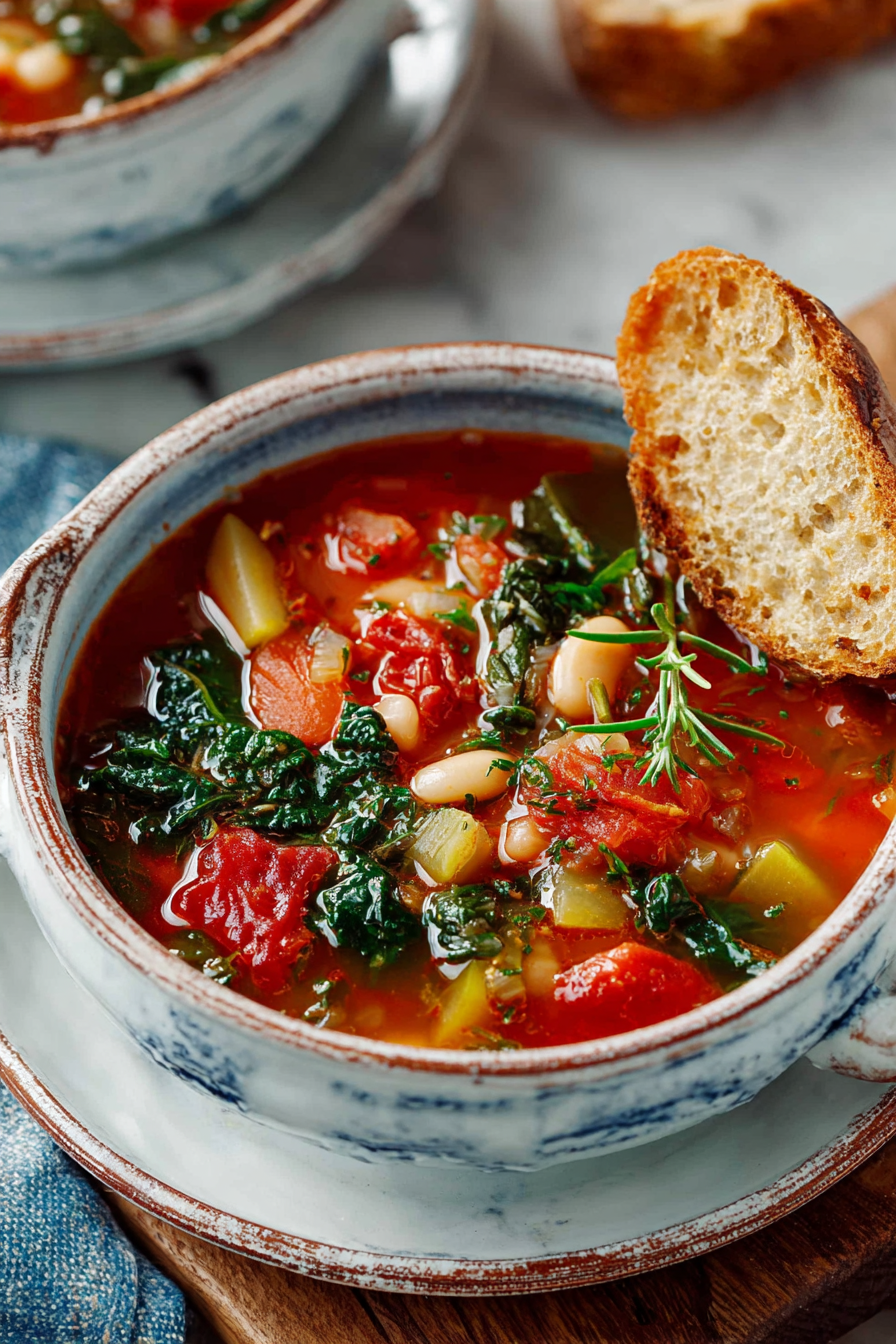 Easy Blue Zone Minestrone Soup