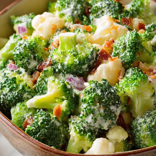 Easy Broccoli Cauliflower Salad Recipes
