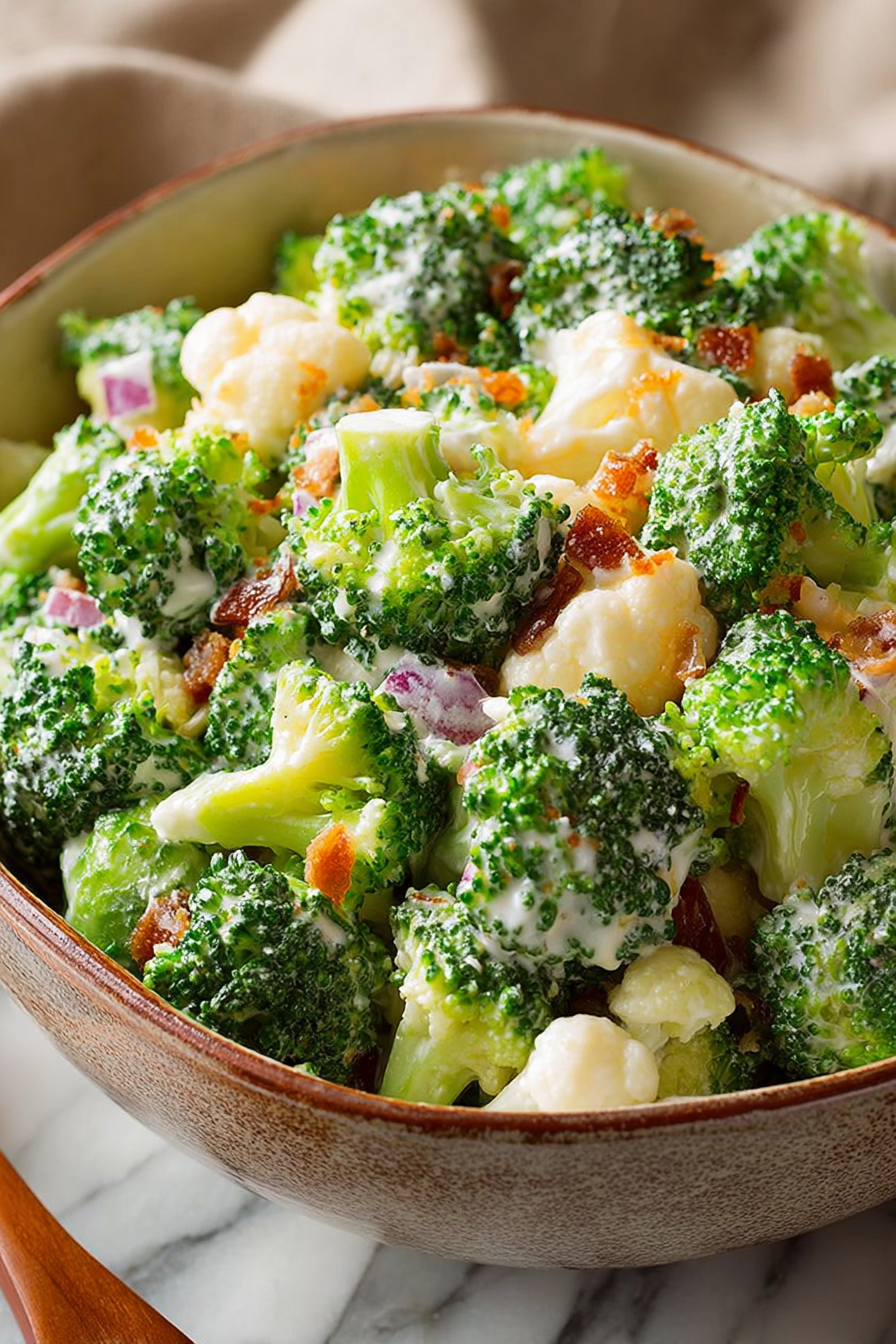 Easy Broccoli Cauliflower Salad Recipes